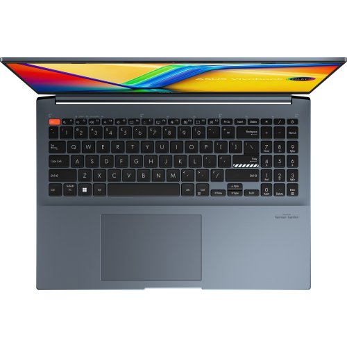 Купити Ноутбук Asus Vivobook Pro 16 OLED K6602VV-MX081 (90NB1141-M003B0) Quiet Blue - ціна в Києві, Львові, Вінниці, Хмельницькому, Франківську, Україні | інтернет-магазин TELEMART.UA фото