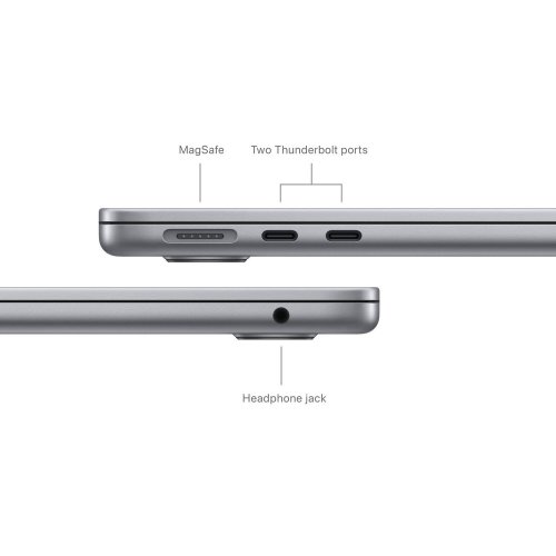 Купить Ноутбук Apple MacBook Air 13.6" M3 16/512GB 2024 (MXCR3UA/A) Space Gray - цена в Харькове, Киеве, Днепре, Одессе
в интернет-магазине Telemart фото