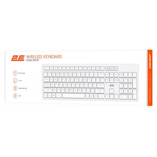 Photo Keyboard 2E KS260 Wireless (2E-KS260WWH_UA) White