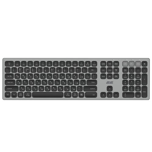 Photo Keyboard 2E KS270 Wireless (2E-KS270WBGR_UA) Grey/Black