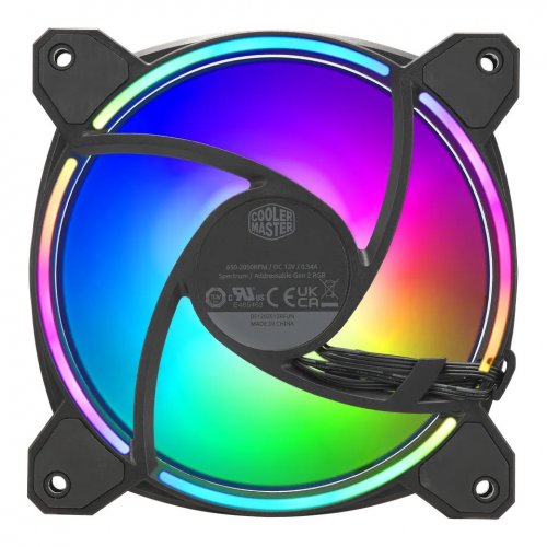 Купить Кулер для корпуса Cooler Master MasterFan MF120 Halo² 3 in 1 (MFL-B2DN-213P2-R2) Black с проверкой совместимости: обзор, характеристики, цена в Киеве, Днепре, Одессе, Харькове, Украине | интернет-магазин TELEMART.UA фото