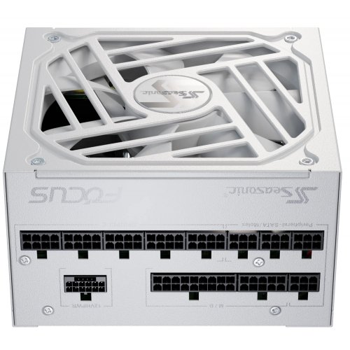 Блок живлення Seasonic Focus GX-1000W ATX 3.0 (SSR-1000FX3 White) White купити з перевіркою сумісності: огляд, характеристики, ціна у Києві, Львові, Вінниці, Хмельницькому, Івано-Франківську, Україні | інтернет-магазин TELEMART.UA фото