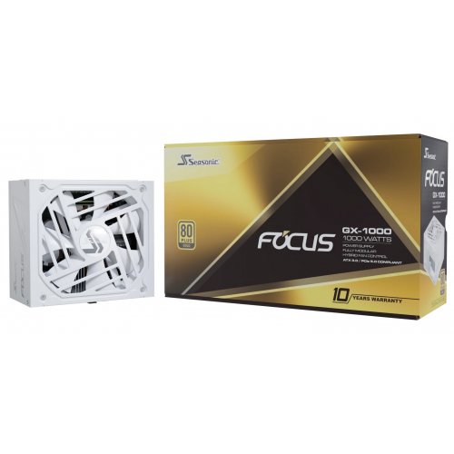 Photo Seasonic Focus GX-1000W ATX 3.0 (SSR-1000FX3 White) White