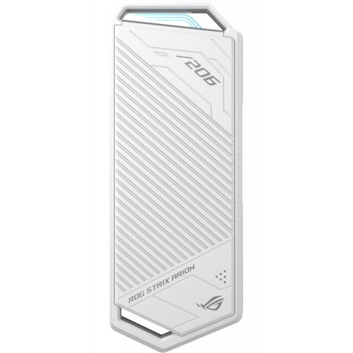 Купити Зовнішня кишеня Asus ROG Strix Arion M.2 SSD to USB 3.2 (90DD02H1-B09000) White - ціна в Києві, Львові, Вінниці, Хмельницькому, Франківську, Україні | інтернет-магазин TELEMART.UA фото