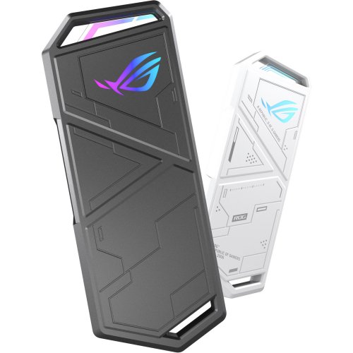 Купити Зовнішня кишеня Asus ROG Strix Arion M.2 SSD to USB 3.2 (90DD02H1-B09000) White - ціна в Києві, Львові, Вінниці, Хмельницькому, Франківську, Україні | інтернет-магазин TELEMART.UA фото