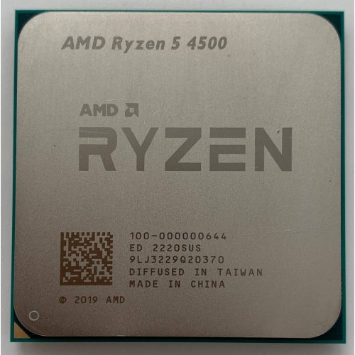 Купить Процессор AMD Ryzen 5 4500 3.6(4.1)GHz 8MB sAM4 Tray (100-000000644) (Восстановлено продавцом, 664374) с проверкой совместимости: обзор, характеристики, цена в Киеве, Днепре, Одессе, Харькове, Украине | интернет-магазин TELEMART.UA фото