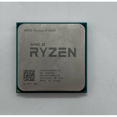 Процесор AMD Ryzen 5 2600 3.4(3.9)GHz 16MB sAM4 Tray (YD2600BBM6IAF) (Відновлено продавцем, 664436) купити з перевіркою сумісності: огляд, характеристики, ціна у Києві, Львові, Вінниці, Хмельницькому, Івано-Франківську, Україні | інтернет-магазин TELEMART.UA фото