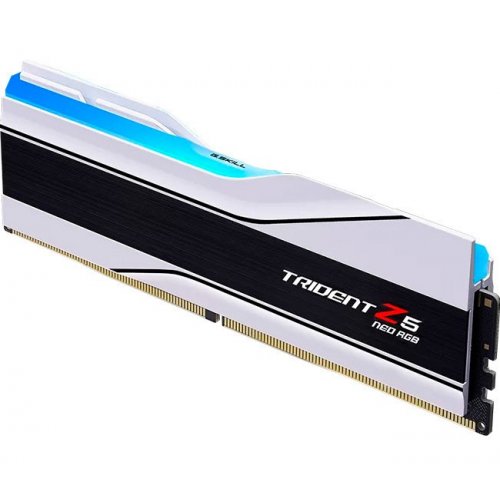 Купить Уценка озу G.Skill DDR5 32GB (2x16GB) 6000Mhz Trident Z5 Neo RGB White (F5-6000J3036F16GX2-TZ5NRW) (сліди встановлення, 664626) с проверкой совместимости: обзор, характеристики, цена в Киеве, Днепре, Одессе, Харькове, Украине | интернет-магазин TELEMART.UA фото