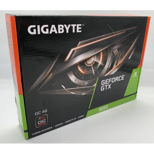 Купить Видеокарта Gigabyte GeForce GTX 1650 D6 OC 4096MB (GV-N1656OC-4GD) (Восстановлено продавцом, 664689) с проверкой совместимости: обзор, характеристики, цена в Киеве, Днепре, Одессе, Харькове, Украине | интернет-магазин TELEMART.UA фото