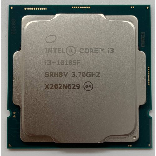 Процесор Intel Core i3-10105F 3.7(4.4)GHz 6MB s1200 Box (BX8070110105F) (Відновлено продавцем, 664733) купити з перевіркою сумісності: огляд, характеристики, ціна у Києві, Львові, Вінниці, Хмельницькому, Івано-Франківську, Україні | інтернет-магазин TELEMART.UA фото