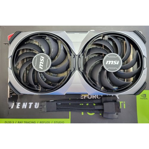 Уцінка відеокарта MSI GeForce RTX 4070 Ti VENTUS 2X OC 12288MB (RTX 4070 Ti VENTUS 2X 12G OC) (Сліди встановлення, 665150) купити з перевіркою сумісності: огляд, характеристики, ціна у Києві, Львові, Вінниці, Хмельницькому, Івано-Франківську, Україні | інтернет-магазин TELEMART.UA фото