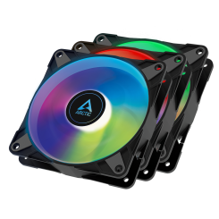 Набор кулеров для корпуса Arctic P12 PWM PST A-RGB 0dB (3-Fan Pack) (ACFAN00232A) Black (Восстановлено продавцом, 665191)