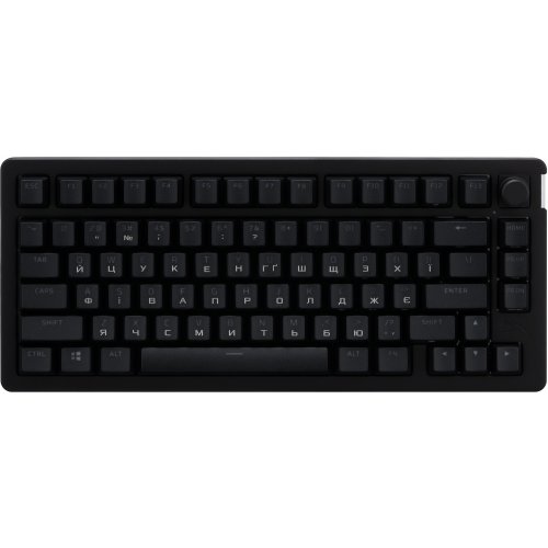 Купить Клавиатура HyperX Alloy Rise 75 PBT Mechanical HyperX Red (7G7A4AA) Black - цена в Харькове, Киеве, Днепре, Одессе
в интернет-магазине Telemart фото