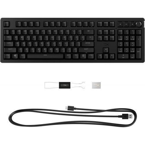 Купить Клавиатура HyperX Alloy Rise PBT Mechanical HyperX Red (7G7A3AA) Black - цена в Харькове, Киеве, Днепре, Одессе
в интернет-магазине Telemart фото