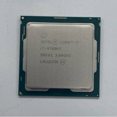 Процесор Intel Core i7-9700KF 3.6(4.9)GHz 12MB s1151 Tray (CM8068403874219) (Відновлено продавцем, 665418) купити з перевіркою сумісності: огляд, характеристики, ціна у Києві, Львові, Вінниці, Хмельницькому, Івано-Франківську, Україні | інтернет-магазин TELEMART.UA фото