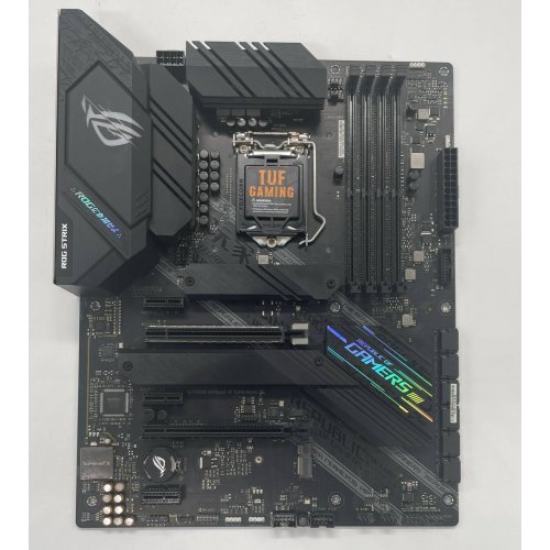 Материнська плата Asus ROG STRIX B460-F GAMING (s1200, Intel B460) (Відновлено продавцем, 665563) купити з перевіркою сумісності: огляд, характеристики, ціна у Києві, Львові, Вінниці, Хмельницькому, Івано-Франківську, Україні | інтернет-магазин TELEMART.UA фото