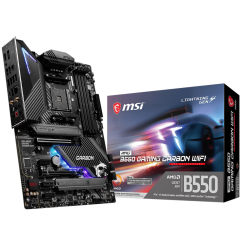 Материнська плата MSI MPG B550 GAMING CARBON WIFI (sAM4, AMD B550) (Відновлено продавцем, 665597)