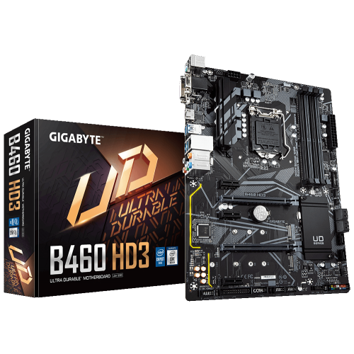 Купить Материнская плата Gigabyte B460 HD3 (s1200, Intel B460) (Восстановлено продавцом, 665608) с проверкой совместимости: обзор, характеристики, цена в Киеве, Днепре, Одессе, Харькове, Украине | интернет-магазин TELEMART.UA фото