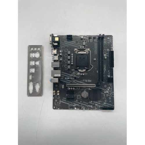 Материнська плата MSI H410M PRO-E (s1200, Intel H410) (Відновлено продавцем, 665611) купити з перевіркою сумісності: огляд, характеристики, ціна у Києві, Львові, Вінниці, Хмельницькому, Івано-Франківську, Україні | інтернет-магазин TELEMART.UA фото