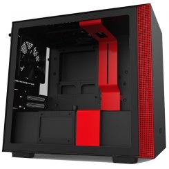 Корпус NZXT H210 Tempered Glass (CA-H210B-BR) Matte Black/Red (Состояние нового, 666513)