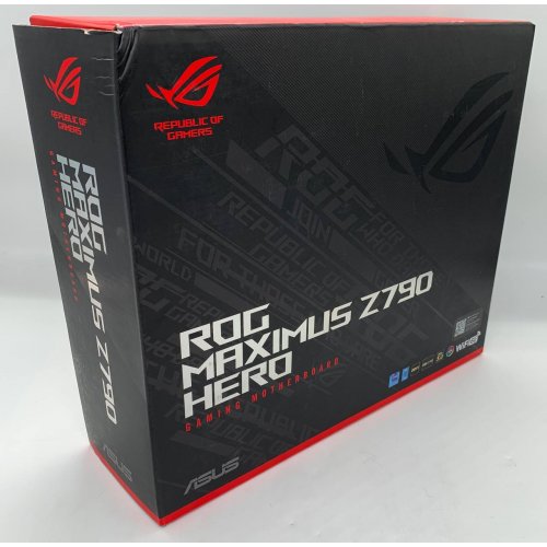 Купить Материнская плата Asus ROG MAXIMUS Z790 HERO (s1700, Intel Z790) (Восстановлено продавцом, 666586) с проверкой совместимости: обзор, характеристики, цена в Киеве, Днепре, Одессе, Харькове, Украине | интернет-магазин TELEMART.UA фото