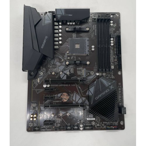 Материнська плата Gigabyte B550 GAMING X V2 (sAM4, AMD B550) (Відновлено продавцем, 666588) купити з перевіркою сумісності: огляд, характеристики, ціна у Києві, Львові, Вінниці, Хмельницькому, Івано-Франківську, Україні | інтернет-магазин TELEMART.UA фото