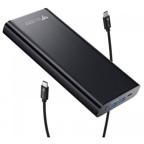 Купити Powerbank Voltero S25 26800mAh 100W (8720828063101/6090525828894) Black - ціна в Києві, Львові, Вінниці, Хмельницькому, Франківську, Україні | інтернет-магазин TELEMART.UA фото