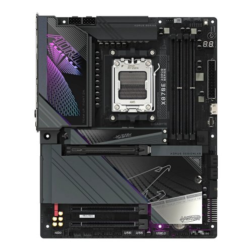 Купить Материнская плата Gigabyte X870E AORUS MASTER (sAM5, AMD X870E) с проверкой совместимости: обзор, характеристики, цена в Киеве, Днепре, Одессе, Харькове, Украине | интернет-магазин TELEMART.UA фото