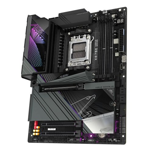 Купить Материнская плата Gigabyte X870E AORUS MASTER (sAM5, AMD X870E) с проверкой совместимости: обзор, характеристики, цена в Киеве, Днепре, Одессе, Харькове, Украине | интернет-магазин TELEMART.UA фото