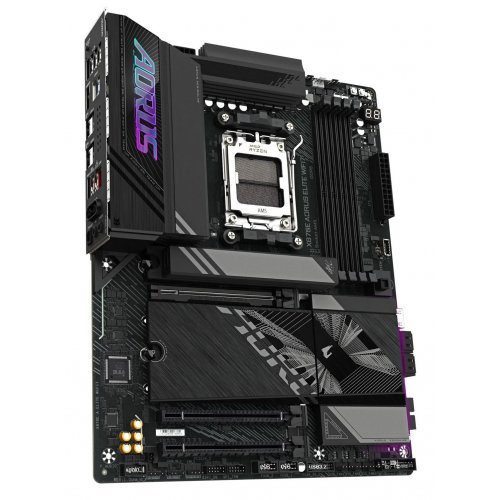 Материнська плата Gigabyte X870E AORUS ELITE WIFI7 (sAM5, AMD X870E) купити з перевіркою сумісності: огляд, характеристики, ціна у Києві, Львові, Вінниці, Хмельницькому, Івано-Франківську, Україні | інтернет-магазин TELEMART.UA фото