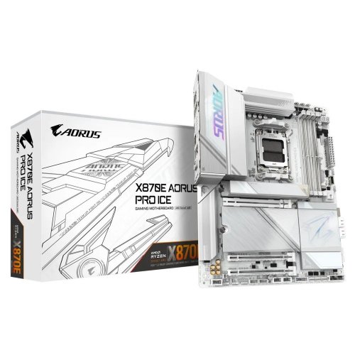 Фото Материнська плата Gigabyte X870E AORUS PRO ICE (sAM5, AMD X870E)