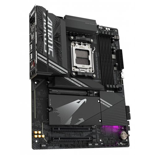 Купить Материнская плата Gigabyte X870 AORUS ELITE WIFI7 (sAM5, AMD X870) с проверкой совместимости: обзор, характеристики, цена в Киеве, Днепре, Одессе, Харькове, Украине | интернет-магазин TELEMART.UA фото