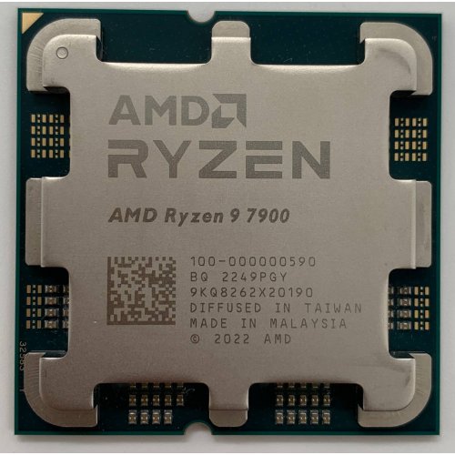 Купить Процессор AMD Ryzen 9 7900 3.7(5.4)GHz 64MB sAM5 Tray (100-000000590) (Восстановлено продавцом, 666690) с проверкой совместимости: обзор, характеристики, цена в Киеве, Днепре, Одессе, Харькове, Украине | интернет-магазин TELEMART.UA фото