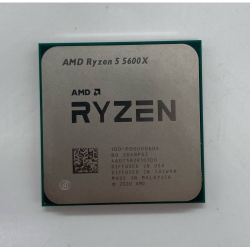 Процесор AMD Ryzen 5 5600X 3.7(4.6)GHz 32MB sAM4 Tray (100-000000065) (Відновлено продавцем, 666705) купити з перевіркою сумісності: огляд, характеристики, ціна у Києві, Львові, Вінниці, Хмельницькому, Івано-Франківську, Україні | інтернет-магазин TELEMART.UA фото