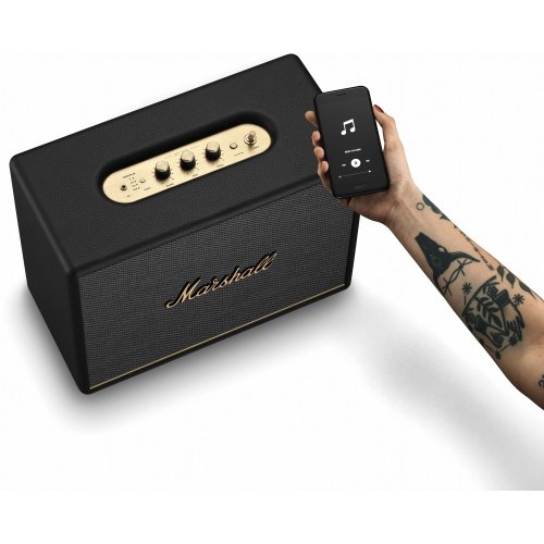 Купити Акустична система Marshall Loudest Speaker Woburn III Bluetooth (1006016) Black - ціна в Києві, Львові, Вінниці, Хмельницькому, Франківську, Україні | інтернет-магазин TELEMART.UA фото