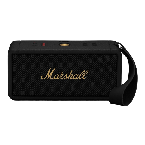 Купить Портативная акустика Marshall Portable Speaker Middleton (1006034) Black and Brass - цена в Харькове, Киеве, Днепре, Одессе
в интернет-магазине Telemart фото