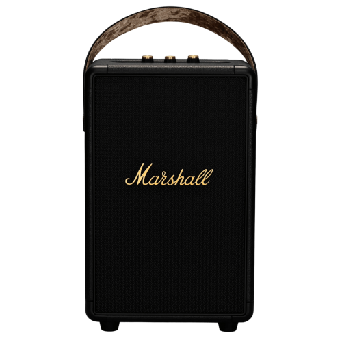 Купить Портативная акустика Marshall Portable Speaker Tufton (1005924) Black and Brass - цена в Харькове, Киеве, Днепре, Одессе
в интернет-магазине Telemart фото