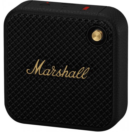 Купить Портативная акустика Marshall Portable Speaker Willen (1006059) Black and Brass - цена в Харькове, Киеве, Днепре, Одессе
в интернет-магазине Telemart фото