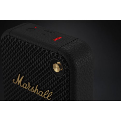 Купить Портативная акустика Marshall Portable Speaker Willen (1006059) Black and Brass - цена в Харькове, Киеве, Днепре, Одессе
в интернет-магазине Telemart фото