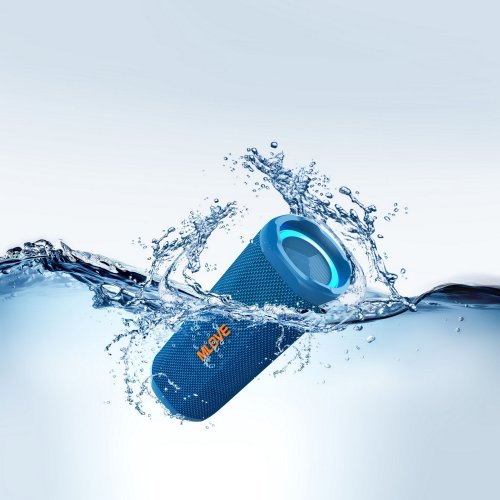 Купити Портативна акустика Mlove P2 IPX7 Waterproof Blue - ціна в Києві, Львові, Вінниці, Хмельницькому, Франківську, Україні | інтернет-магазин TELEMART.UA фото