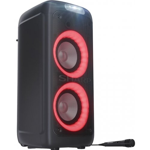 Купить Портативная акустика Sharp PS-949 XpartyStreet Beat:Party Speaker Black - цена в Харькове, Киеве, Днепре, Одессе
в интернет-магазине Telemart фото