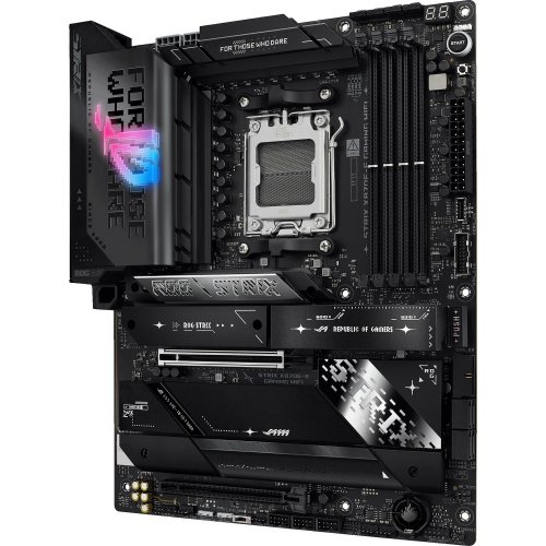 Купить Материнская плата Asus ROG STRIX X870E-E GAMING WIFI (sAM5, AMD X870E) с проверкой совместимости: обзор, характеристики, цена в Киеве, Днепре, Одессе, Харькове, Украине | интернет-магазин TELEMART.UA фото