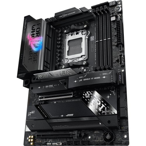 Купить Материнская плата Asus ROG STRIX X870E-E GAMING WIFI (sAM5, AMD X870E) с проверкой совместимости: обзор, характеристики, цена в Киеве, Днепре, Одессе, Харькове, Украине | интернет-магазин TELEMART.UA фото