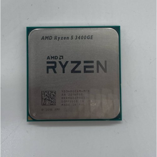 Купить Процессор AMD Ryzen 5 3400GE 3.3(4.0)GHz 4MB sAM4 Tray (YD3400C6M4MFH) (Восстановлено продавцом, 666996) с проверкой совместимости: обзор, характеристики, цена в Киеве, Днепре, Одессе, Харькове, Украине | интернет-магазин TELEMART.UA фото