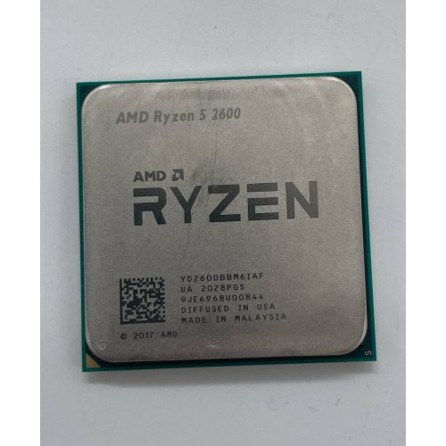 Процесор AMD Ryzen 5 2600 3.4(3.9)GHz 16MB sAM4 Tray (YD2600BBM6IAF) (Відновлено продавцем, 667062) купити з перевіркою сумісності: огляд, характеристики, ціна у Києві, Львові, Вінниці, Хмельницькому, Івано-Франківську, Україні | інтернет-магазин TELEMART.UA фото