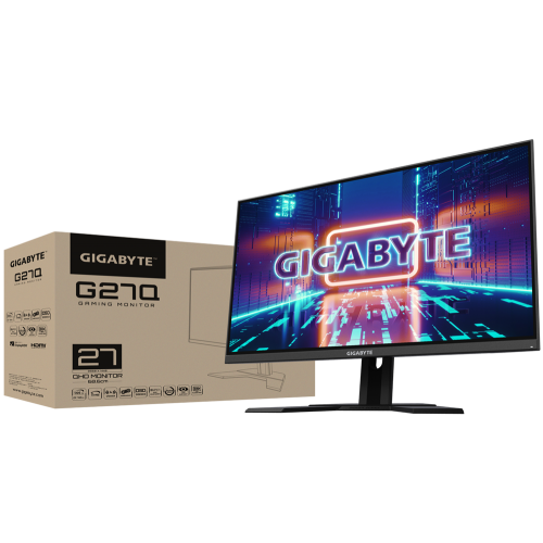 Купити Уцінка монітор Gigabyte 27” G27Q Gaming Black (Биті пікселі, 1шт., 667150) - ціна в Києві, Львові, Вінниці, Хмельницькому, Франківську, Україні | інтернет-магазин TELEMART.UA фото