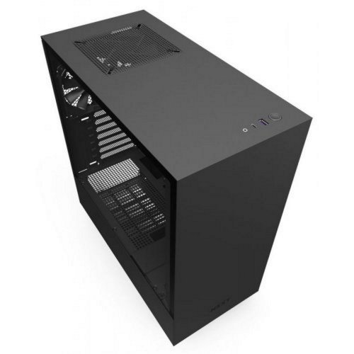 Купить Корпус NZXT H510 Tempered Glass (CA-H510B-B1) Matte Black (Состояние нового, 667358) с проверкой совместимости: обзор, характеристики, цена в Киеве, Днепре, Одессе, Харькове, Украине | интернет-магазин TELEMART.UA фото