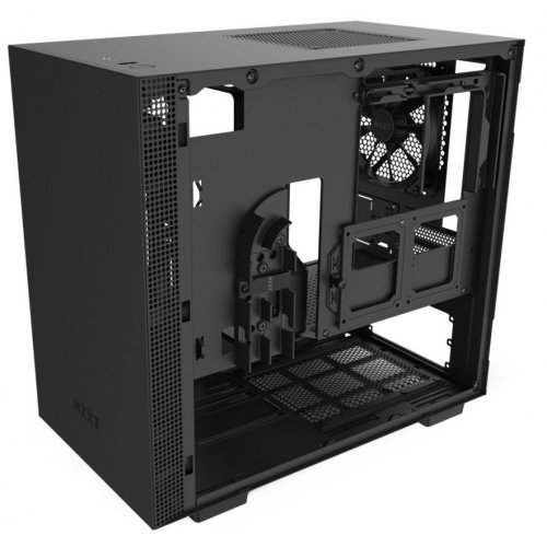 Корпус NZXT H210 Tempered Glass (CA-H210B-B1) Matte Black (Стан нового, 667363) купити з перевіркою сумісності: огляд, характеристики, ціна у Києві, Львові, Вінниці, Хмельницькому, Івано-Франківську, Україні | інтернет-магазин TELEMART.UA фото