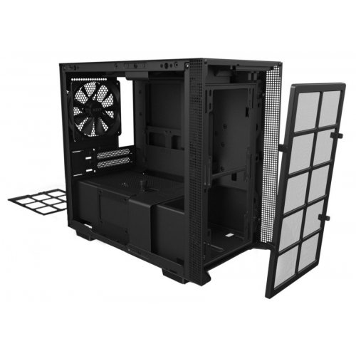 Купить Корпус NZXT H210 Tempered Glass (CA-H210B-B1) Matte Black (Состояние нового, 667363) с проверкой совместимости: обзор, характеристики, цена в Киеве, Днепре, Одессе, Харькове, Украине | интернет-магазин TELEMART.UA фото