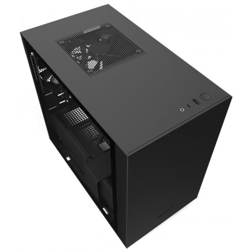 Корпус NZXT H210 Tempered Glass (CA-H210B-B1) Matte Black (Стан нового, 667363) купити з перевіркою сумісності: огляд, характеристики, ціна у Києві, Львові, Вінниці, Хмельницькому, Івано-Франківську, Україні | інтернет-магазин TELEMART.UA фото